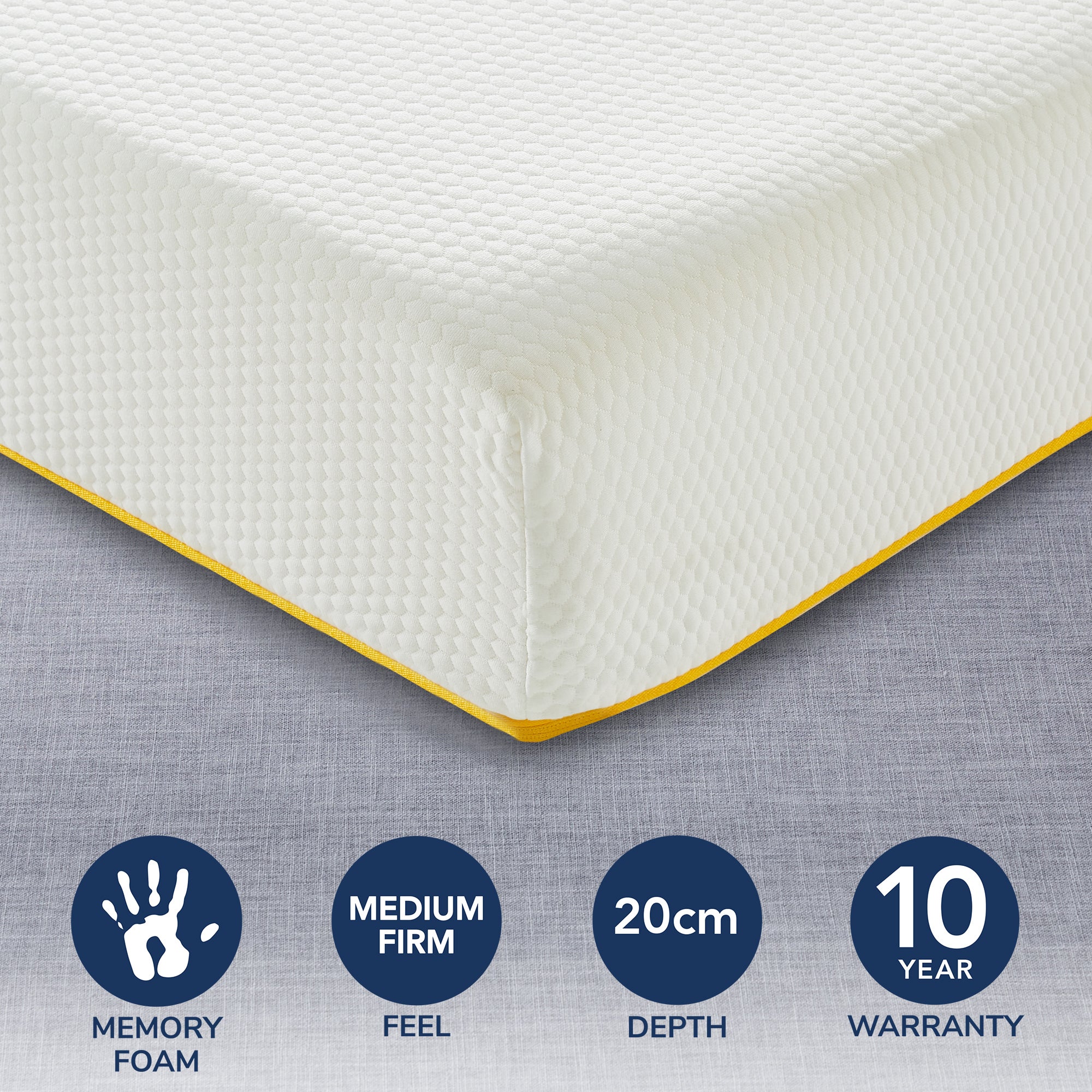 eve Sleep Lighter Foam Mattress White