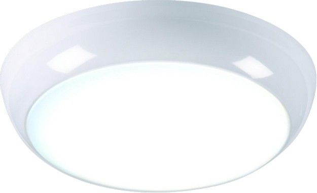 Netlighting LED Bulkhead with Sensor 6000K 230V IP44 14W in White