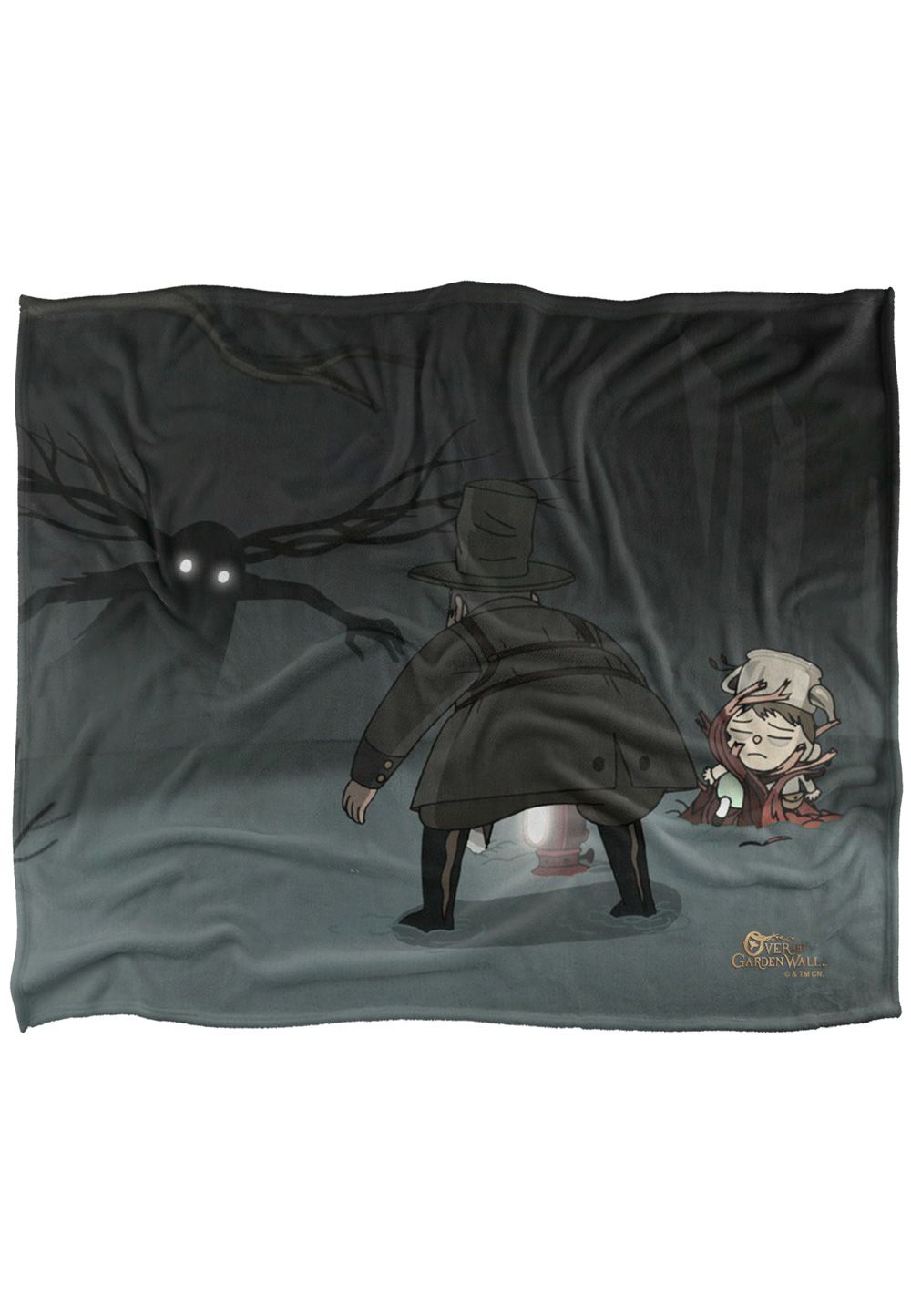 Cartoon Network Over The Garden Wall Beast Vs Woodsman Silky Touch Super Soft Throw Blanket 152 X 127 cm in White