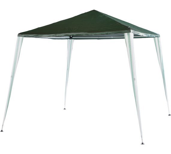 Argos Home 2.7m x 2.7m Garden Gazebo - Green