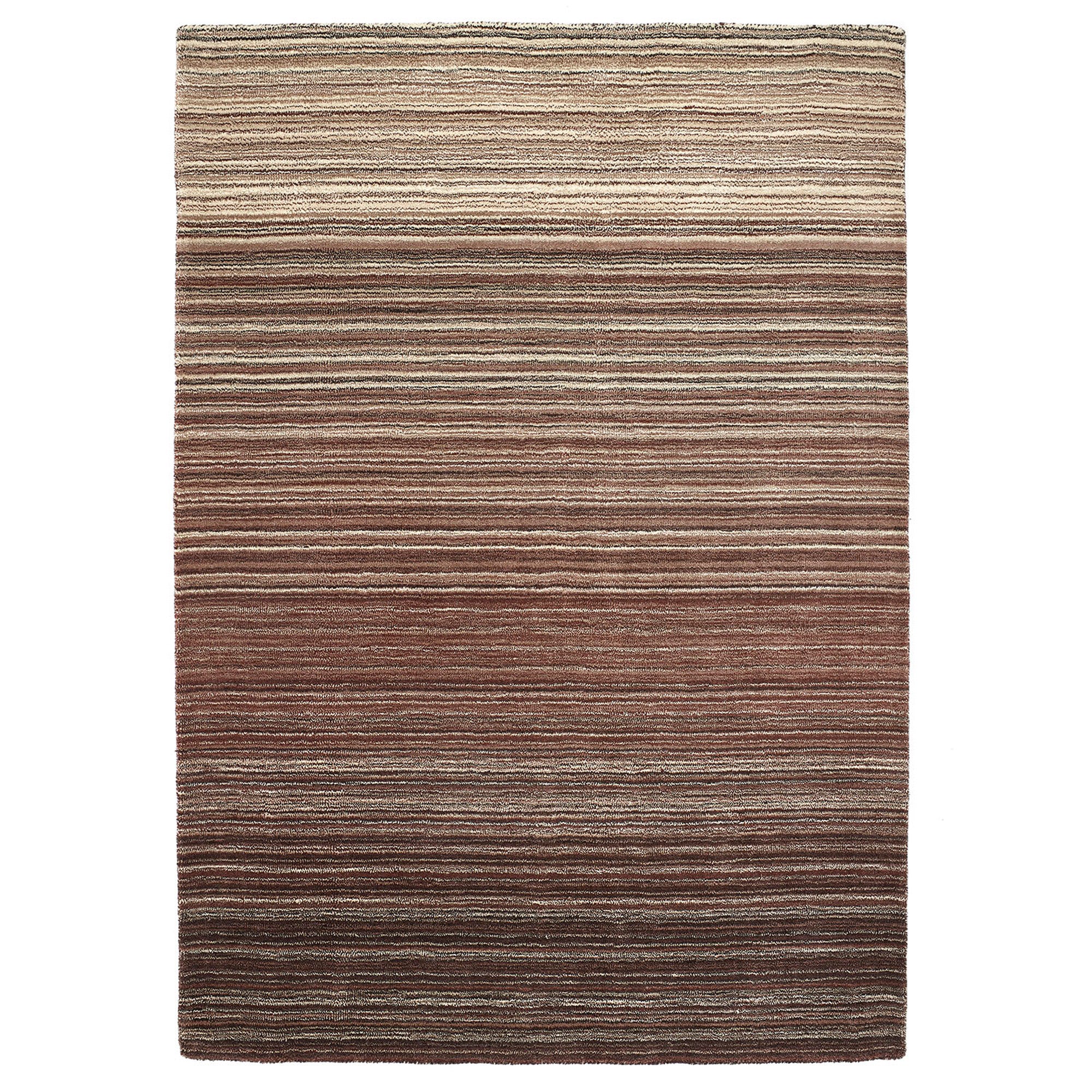 Fine Stripes Rug Brown/Natural