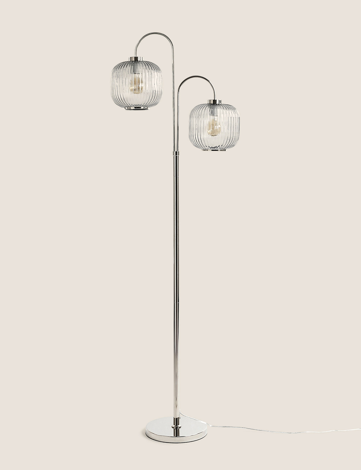 M&S Amelia Ridged Floor Lamp