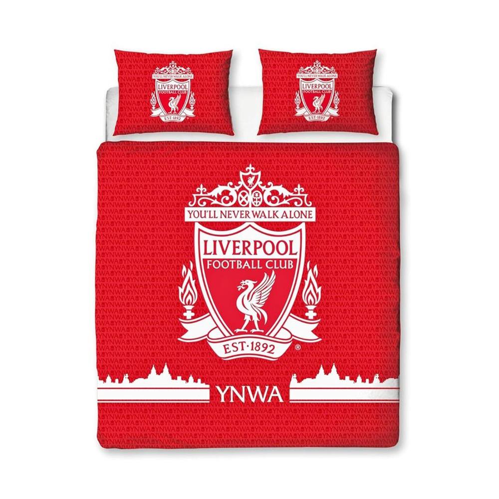 Liverpool FC Tone Duvet Cover Set in Red
