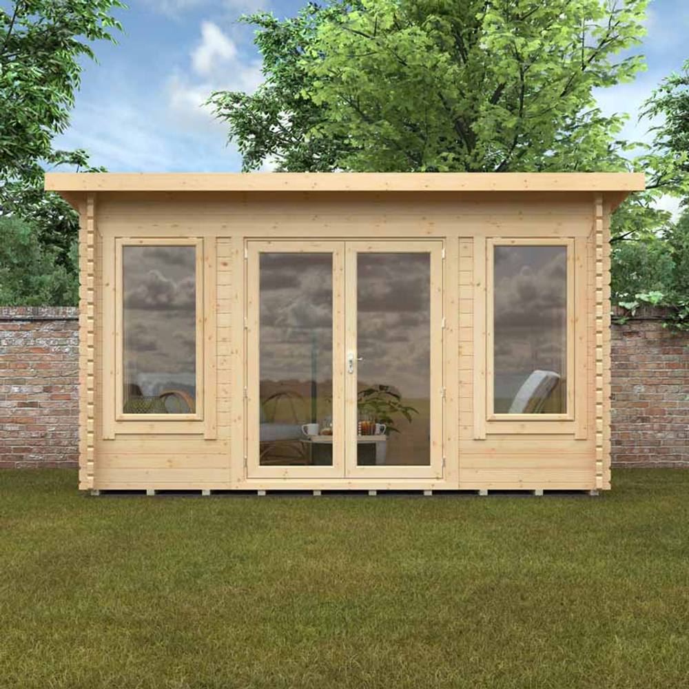 Buttercup Farm 14x8w The Hatfield 44mm Cabin - L415 x W235 x H232.8 cm in Natural 5
