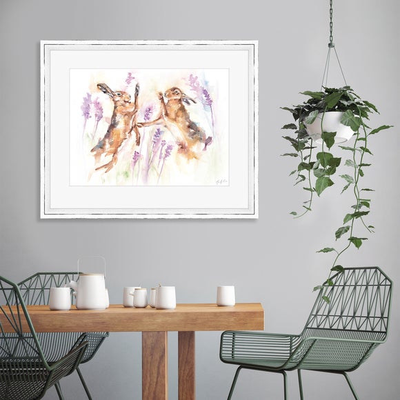 The Art Group Spring Hares Framed Print