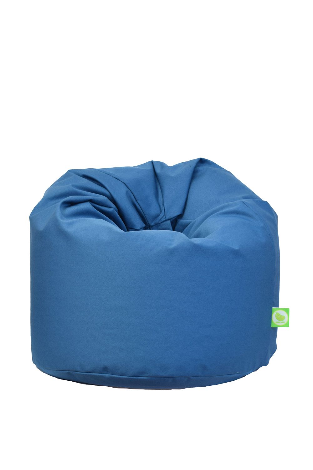 Bean Lazy Cotton Twill French Blue Bean Bag Large Size in Mid Blue