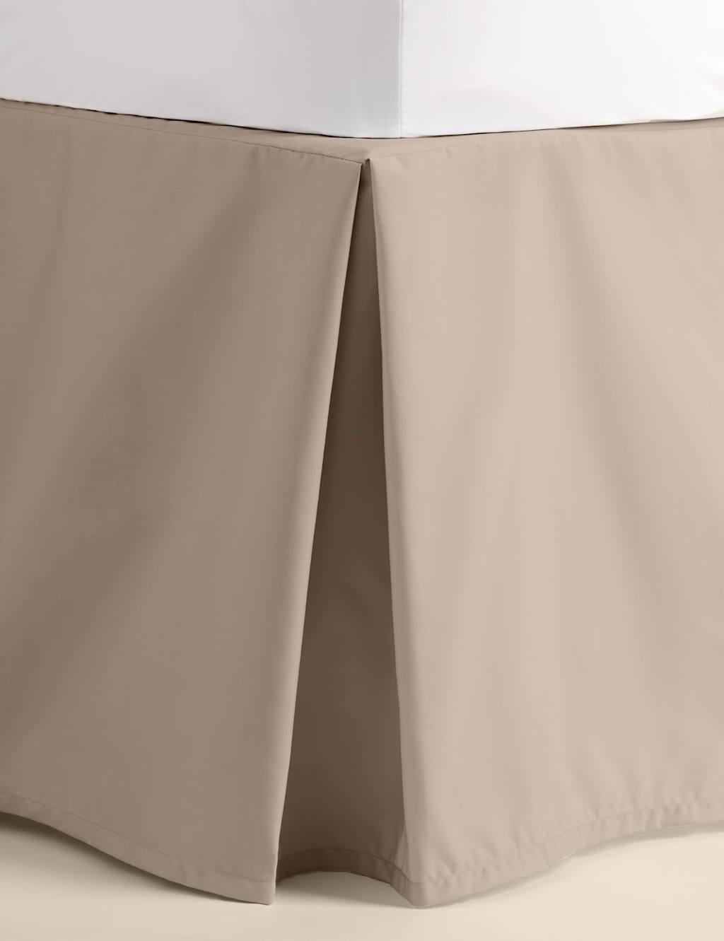 M&S Egyptian Cotton 230 Thread Count Crisp Valance Mink
