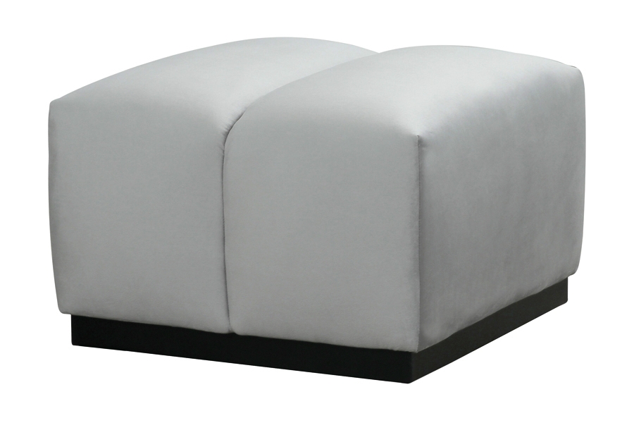 Herbie Footstool - Dove Grey