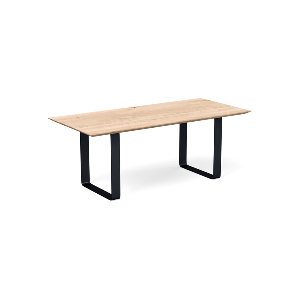 Heal's Prague Table 280x100cm White Oak Chamfered Edge Filled