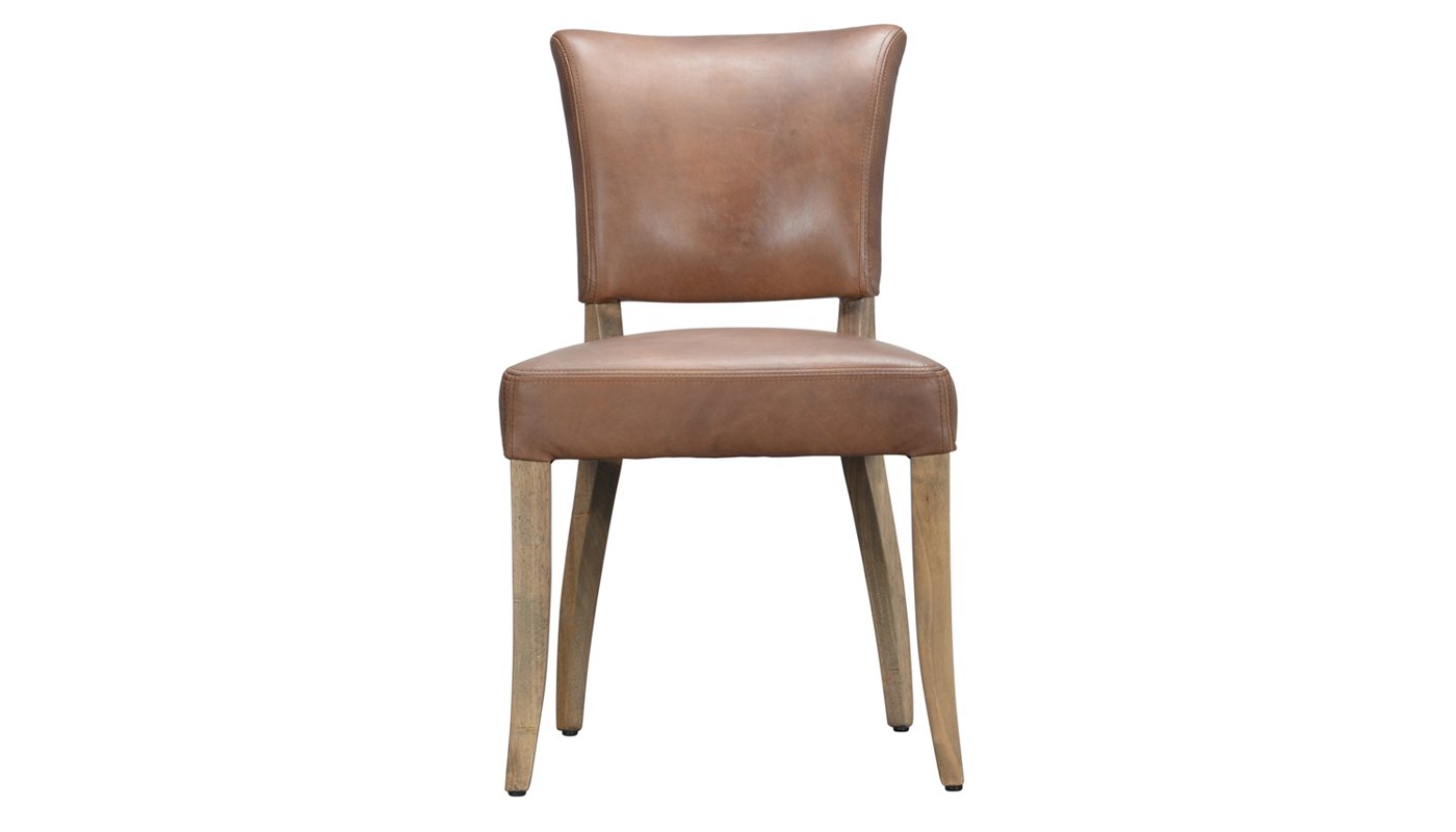 Timothy Oulton Mimi Dining Chair Destroyed Raw Leather