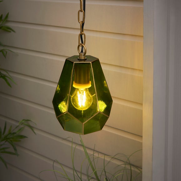 Hartnell Art Deco Adjustable Outdoor Pendant Light