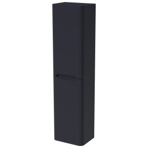 Wickes Malmo Indigo Blue Wall Hung J Pull Tower Unit - 1600 x 400mm