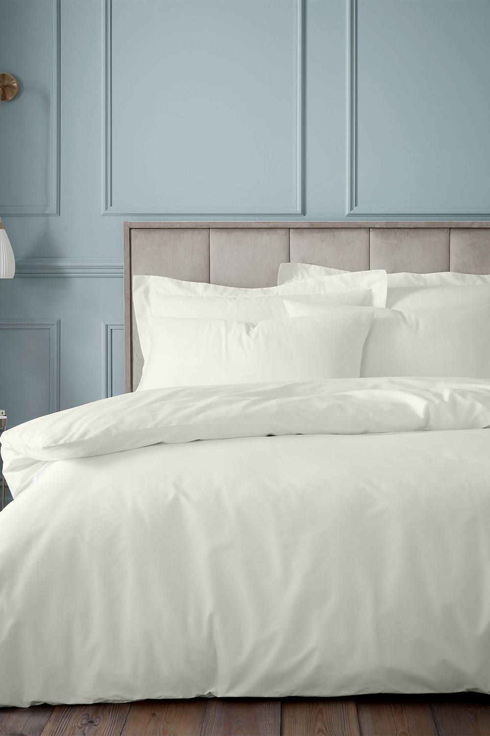 Bianca Egyptian Cotton 180 Thread Count Cotton Duvet Cover Set in Cream