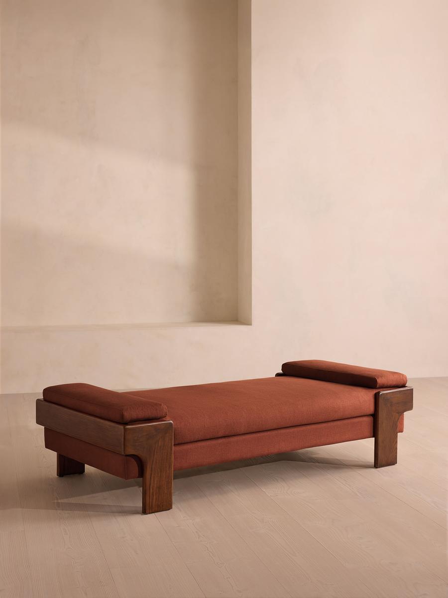 Marcia Daybed, Linen, Sienna