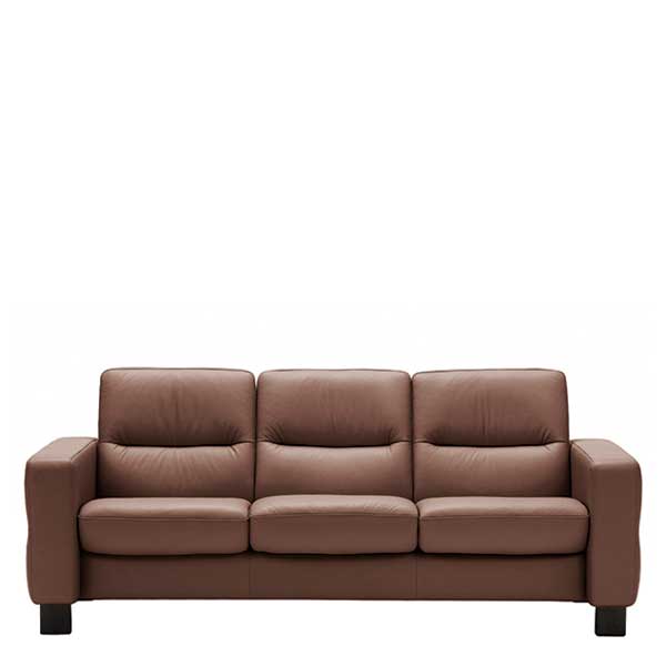 Stressless Wave Low Back 3 Seater Sofa Leather  - Barker & Stonehouse