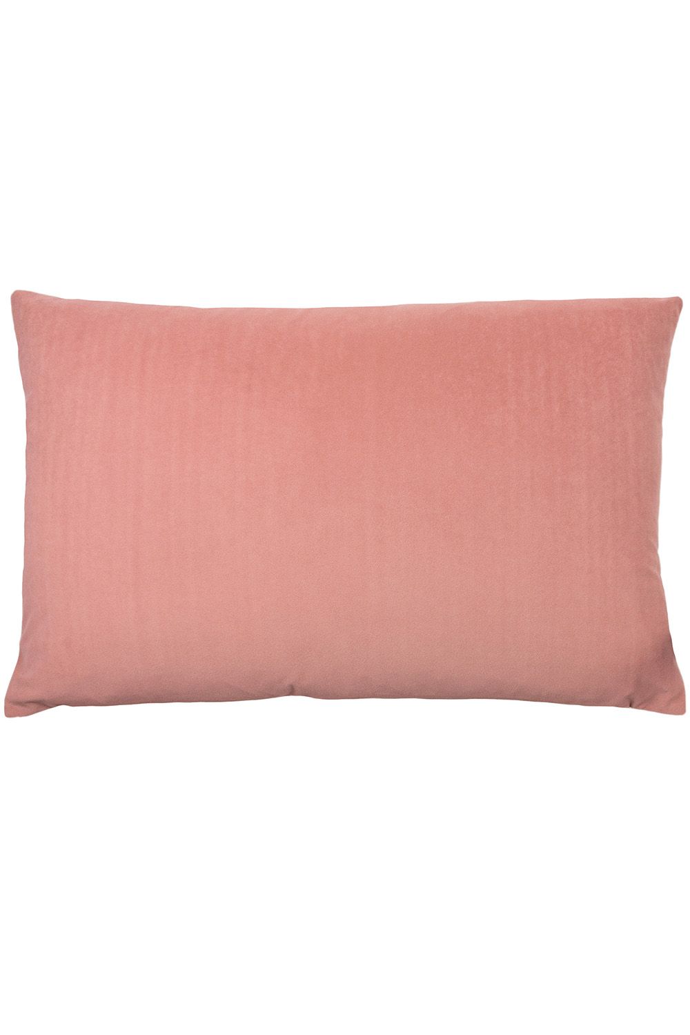 Furn Contra Soft Velvet Contrast Coloured Reverse Cushion in Pink
