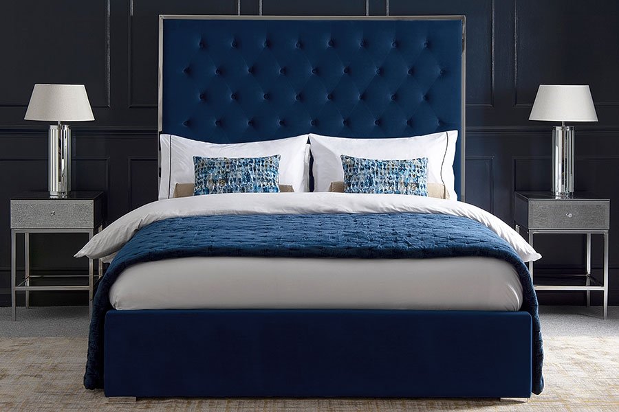 Lavinia Storage Bed Royal Blue