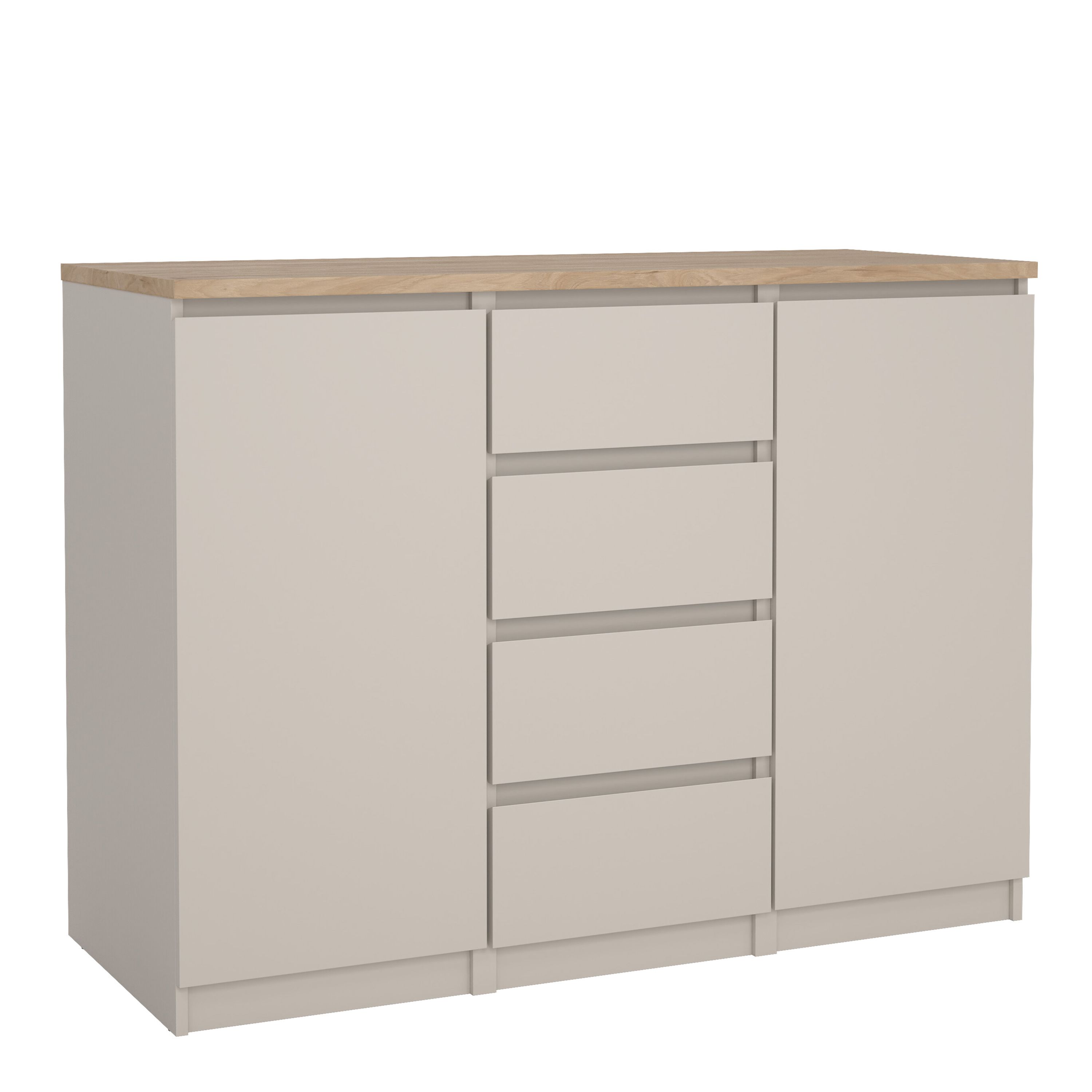 Furniture To Go Naia Sideboard 4 Drawers 2 Doors in Beige
