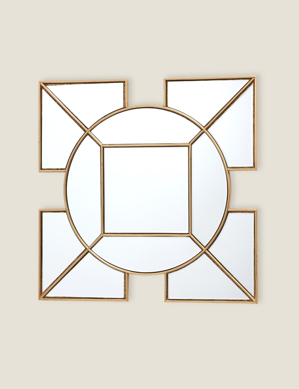 DAR Lyshia Wall Mirror Gold