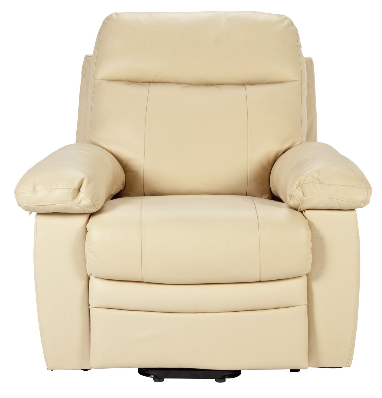Argos Home Paolo Leather Mix Rise & Recline Chair - Ivory