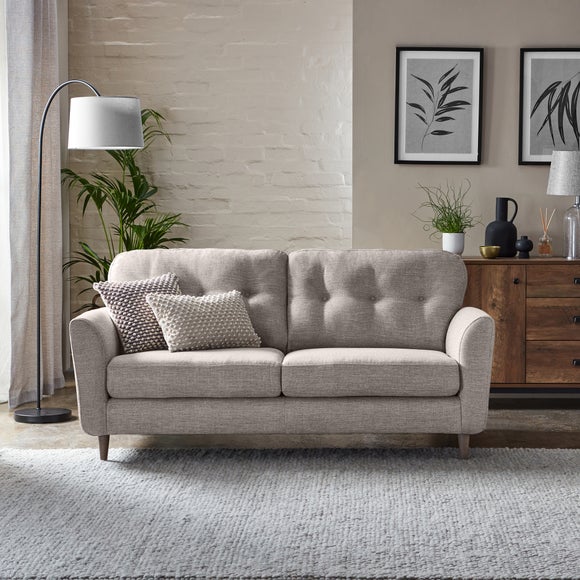 Sven Tonal Weave 3 Seater Sofa