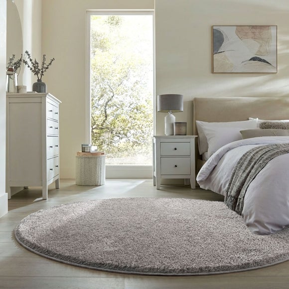 Slumber II Sheen Shaggy Round Rug