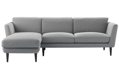 Holly Medium LHF Chaise Sofa in Pumice House Plain Weave - sofa.com