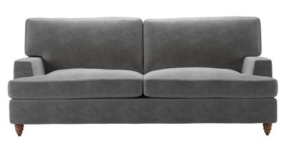 Isla 3 Seat Sofabed in Earl Grey Smart Velvet - sofa.com