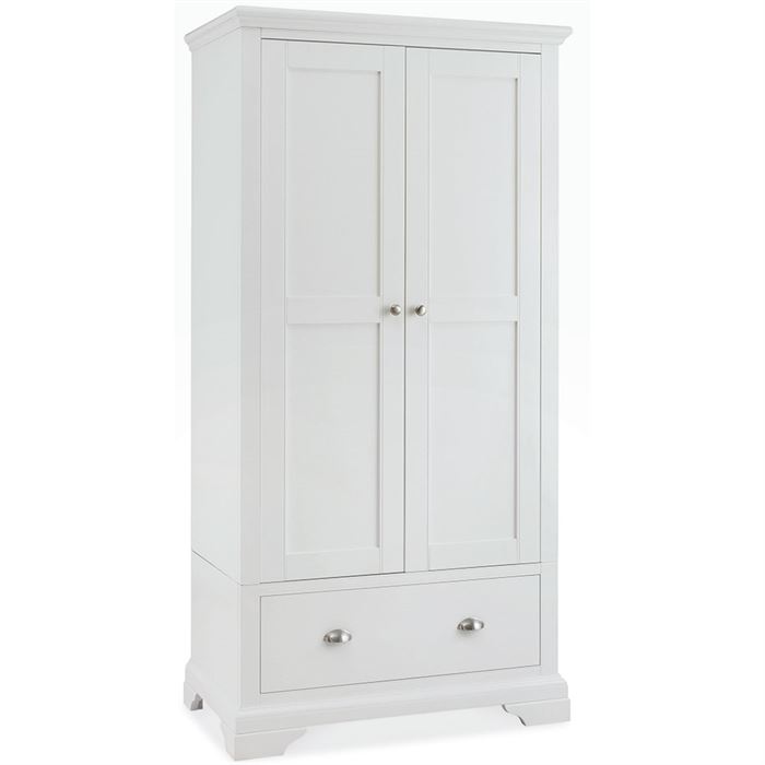 Carrington Double Wardrobe, White
