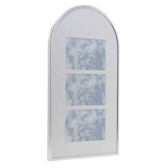 Arched Silver Multi Photo Frame 2