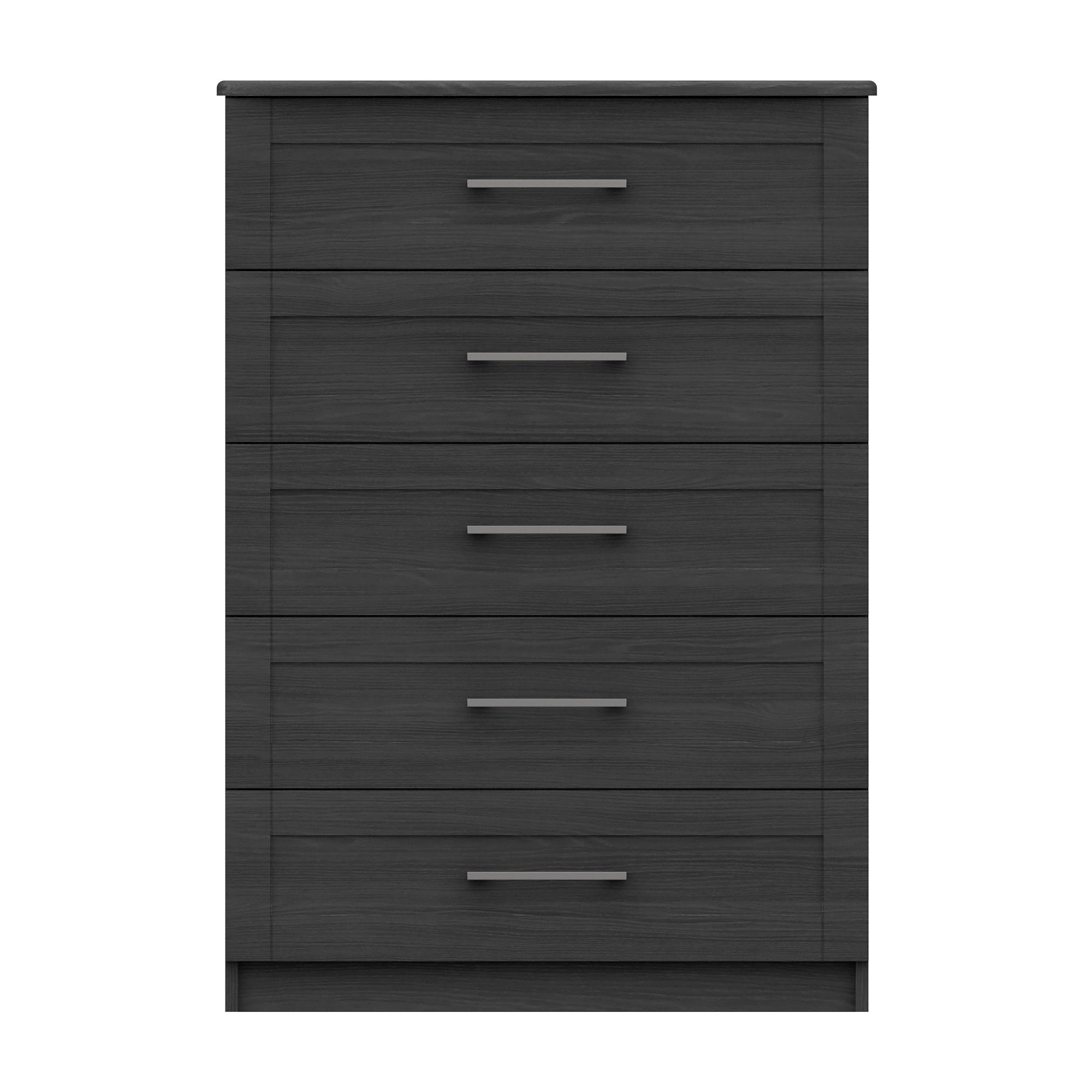 Ethan Graphite 5 Drawer Chest Grey