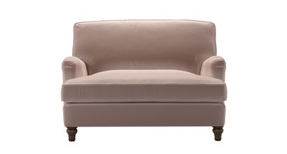 Bluebell Loveseat Sofabed in Orchid Cotton Matt Velvet - sofa.com
