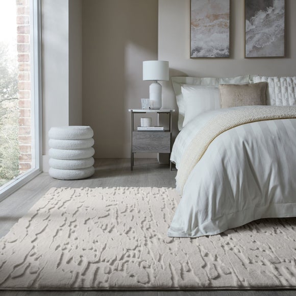 Adina Faux Fur Abstract Luxe Rug