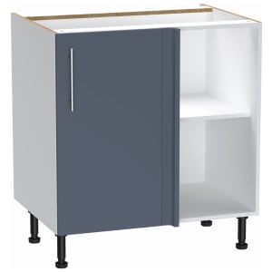 Wickes Orlando Marine Blue Corner Base Unit - 800mm