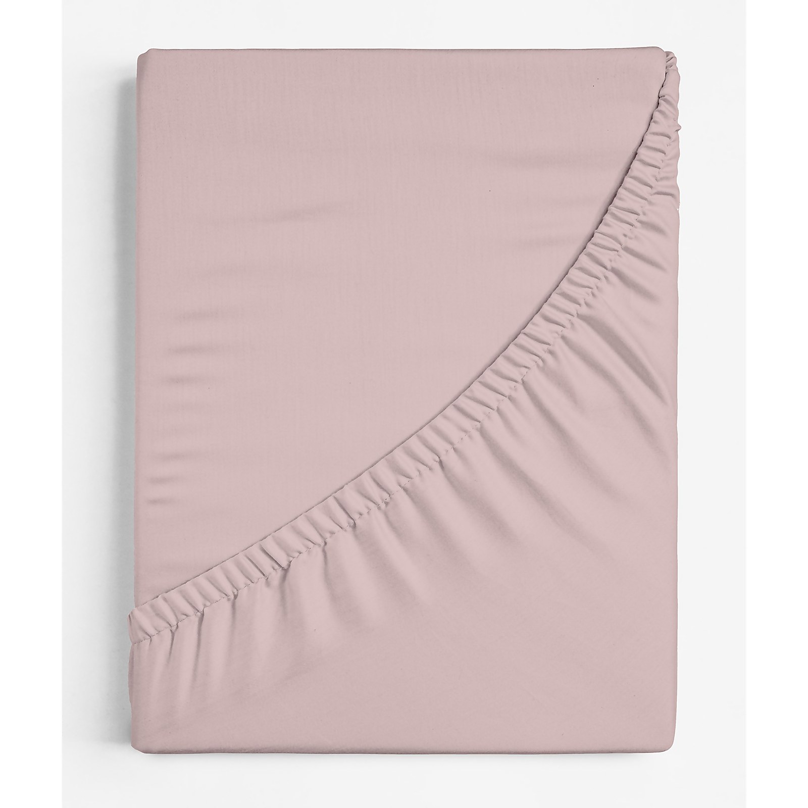Copenhagen Home Oslo Fitted Sheet - Double - Blush
