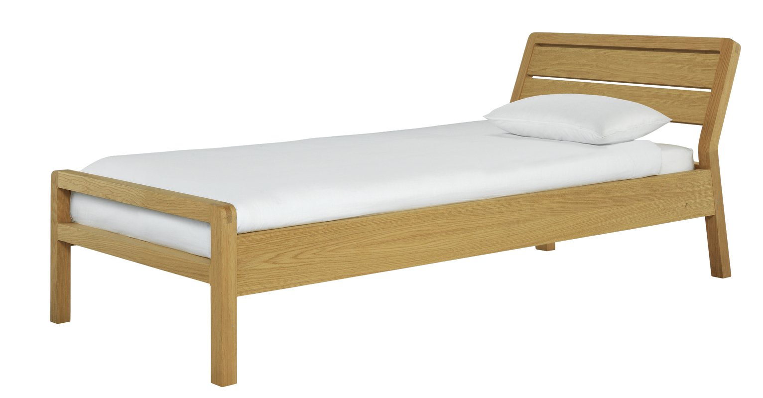 Habitat Radius Single Bed Frame - Oak