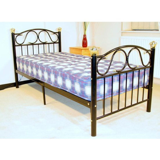 Lisa Metal King Size Bed In Black