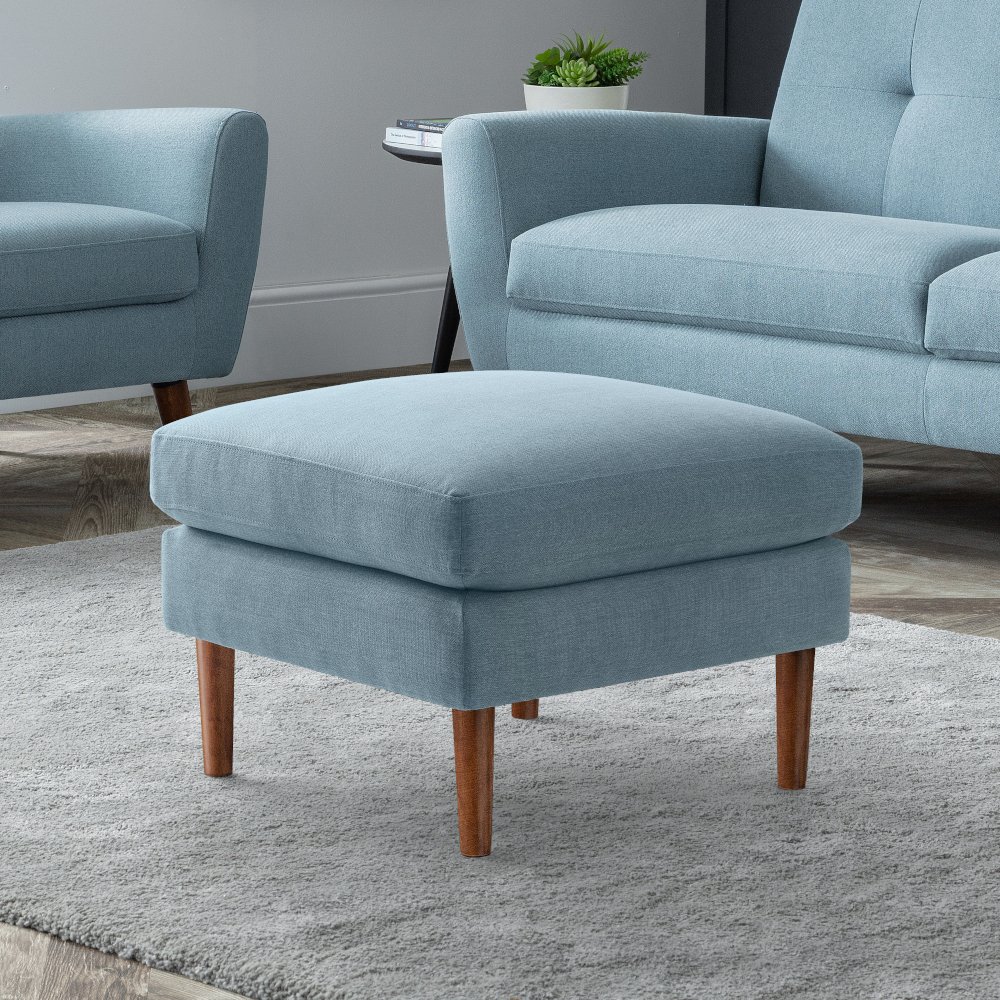 Monza Blue Ottoman Box