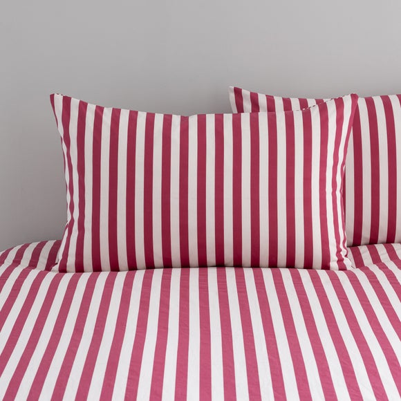 Durham Stripe 100% Cotton Duvet Cover and Pillowcase Set 5