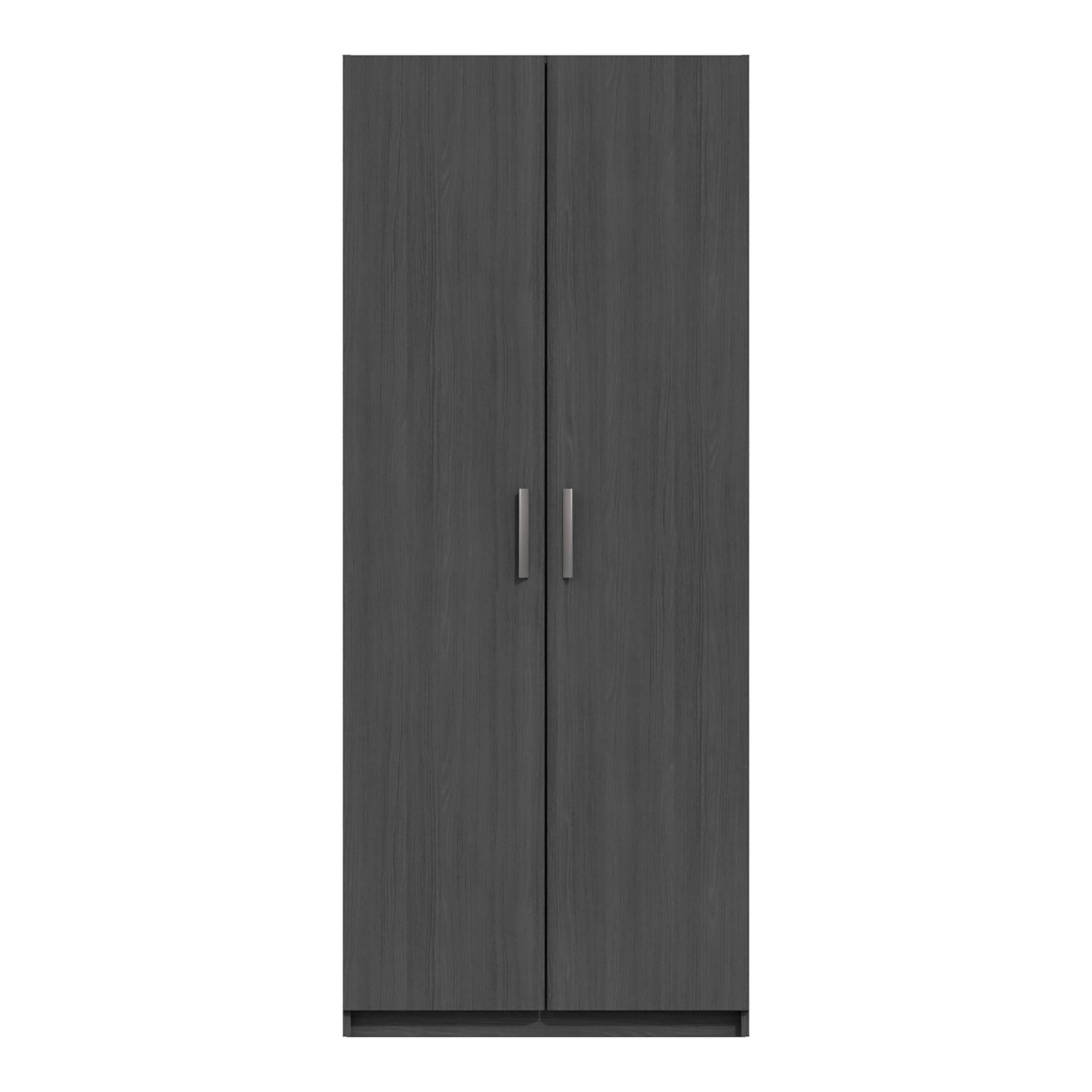 Piper 2 Door Wardrobe Grey