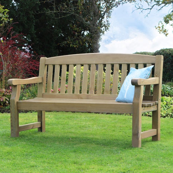 Emily 3 Seater Wooden Bench