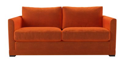 Aissa 2.5 Seat Sofabed in Paprika Smart Velvet - sofa.com