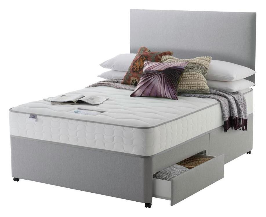 Silentnight Middleton 800 PKT Comfort 2DRW Grey King Size