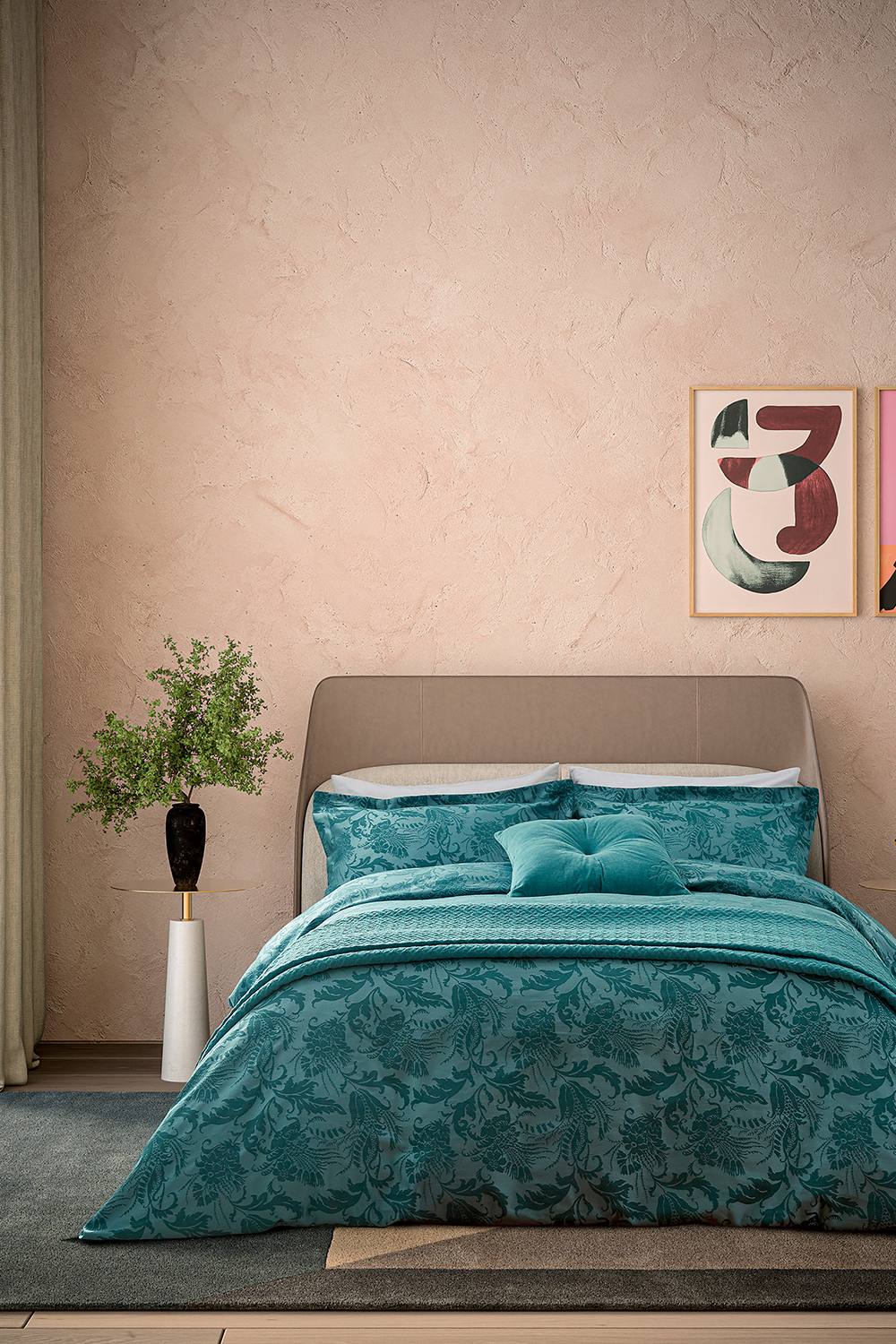 Ted Baker 'Baroque' Cotton Duvet Cover Set in Blue