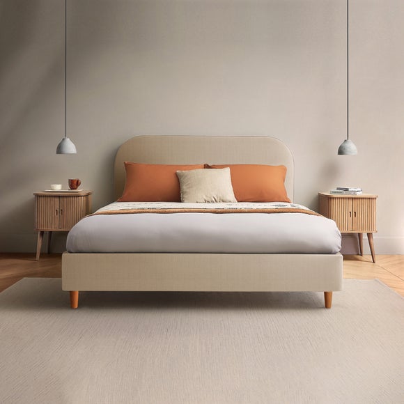 Silentnight Fara Bed Frame, Woven Fabric