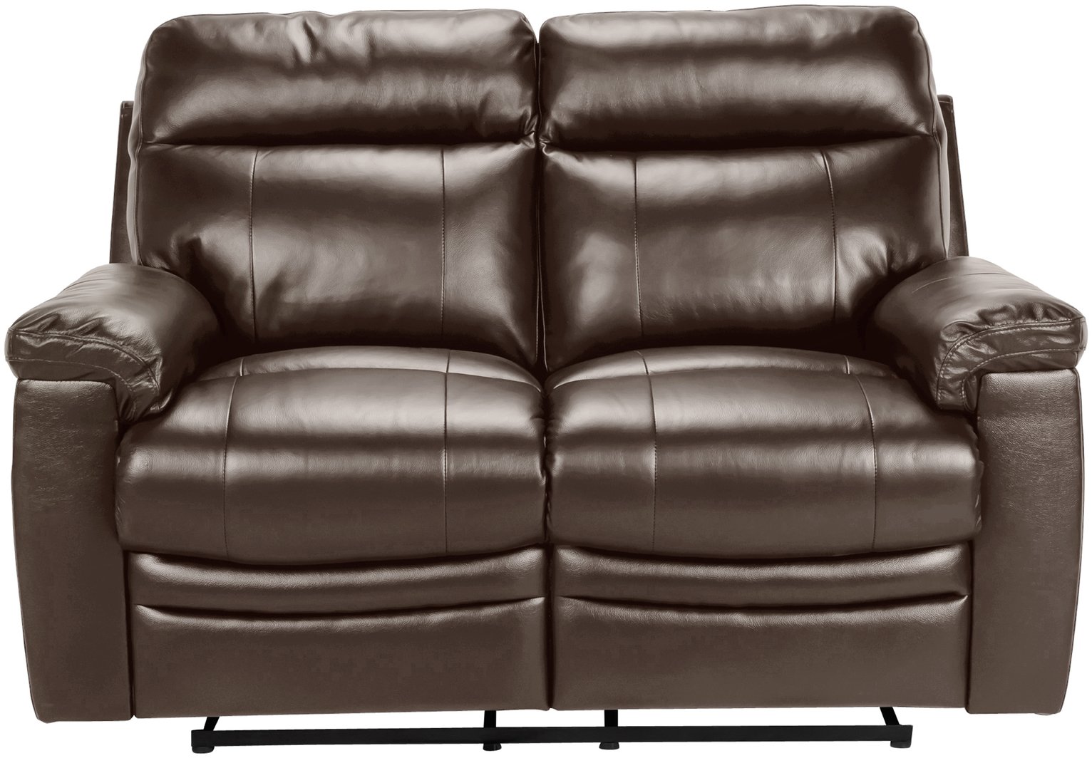 Argos Home Paolo 2 Seater Manual Recliner Sofa - Brown