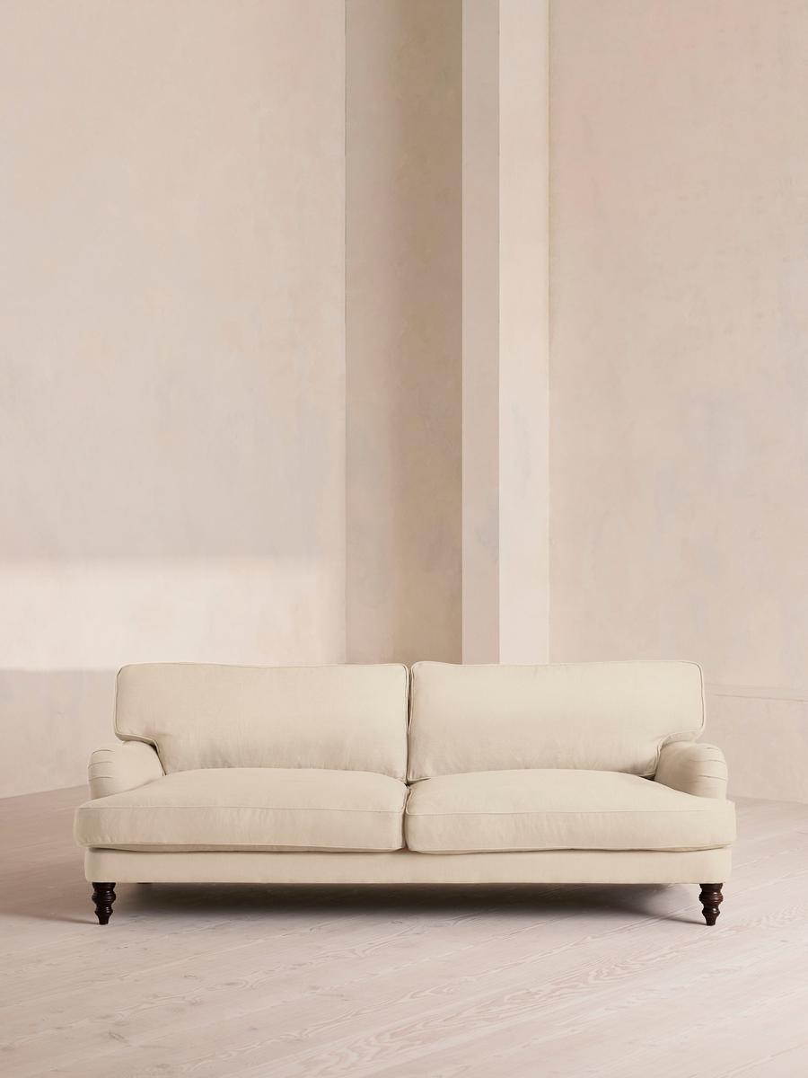 Arundel Four Seater Sofa, Linen, Bisque