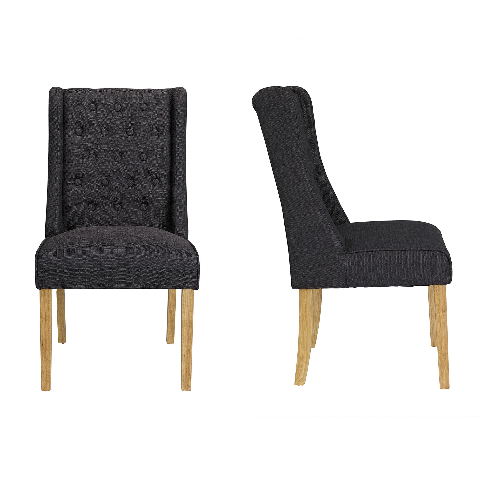 Lorient 2 Dining Chairs Grey