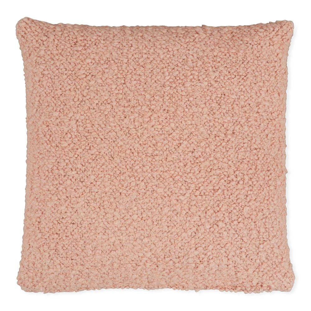 Heal's Boucle Cushion Dusky Pink 45 x 45cm 2