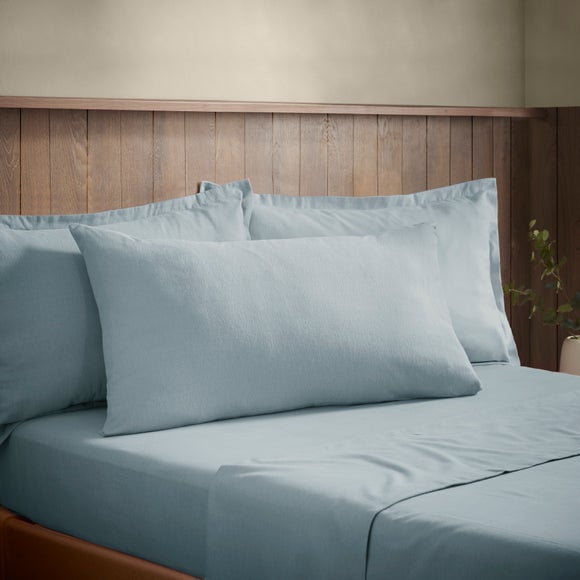 Soft & Cosy 100% Brushed Cotton Kingsize Standard Pillowcase Pair